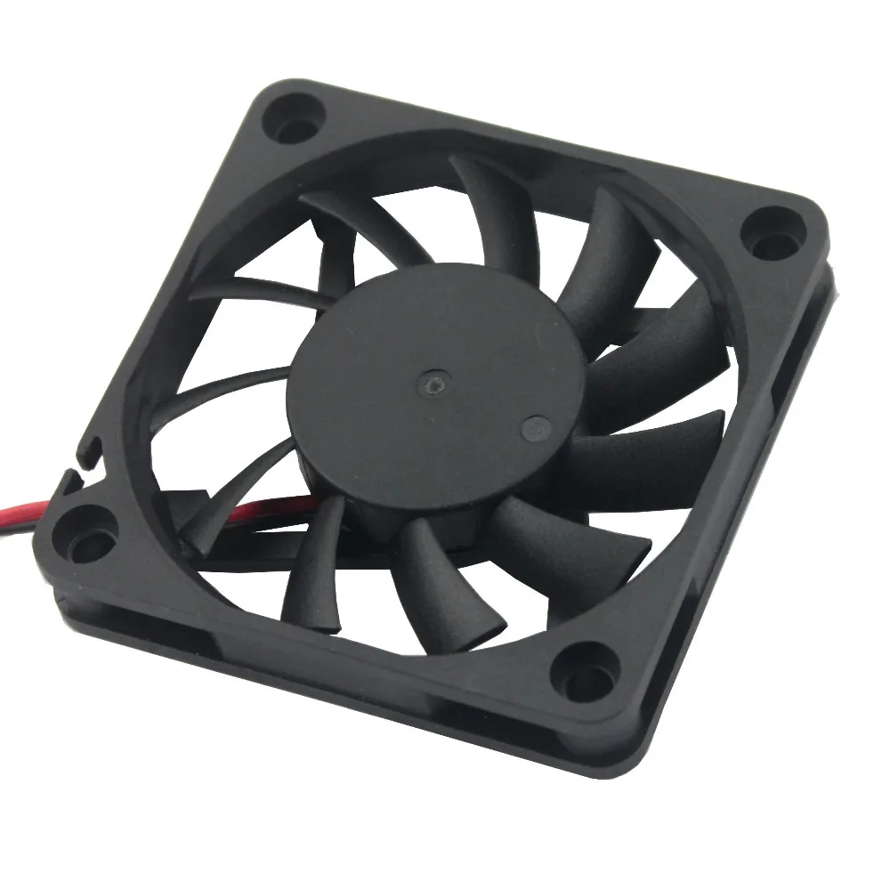 Gdstime 20 шт. DC 12 В 60x60x10 мм Dupont 2Pin PC корпус охладитель 6 см вентилятор охлаждения
