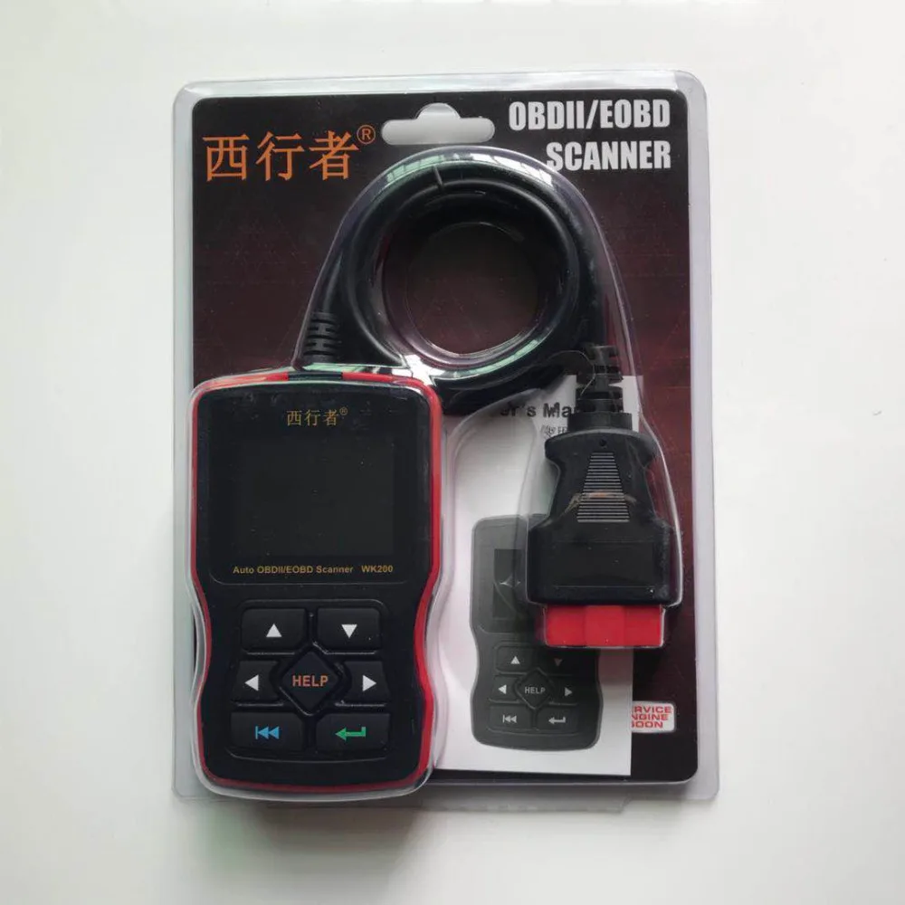 Westsky WK200 автомобиля диагностический сканер OBD2/EOBD Цветной дисплей обновление с ПК