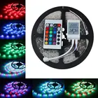 Оптовая продажа светодиодных лент 3528 2835 RGB, светодиодный светильник 5 м 300SMD, светодиодная полоса 24key SMD ИК-пульт дистанционного управления, или белый, синий, красный, зеленый