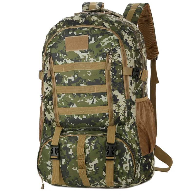Jungle 60L Molle Camo Тактический рюкзак военный армейский водонепроницаемый походный рюкзак туристический рюкзак для активного отдыха спортивная сумка для альпинизма - Цвет: Jungle