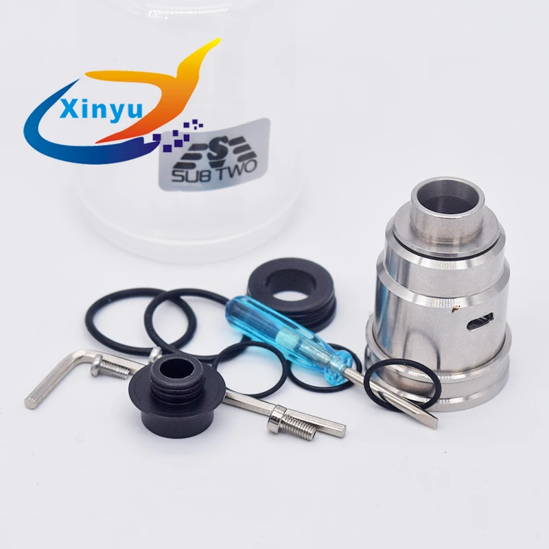 SUBTWO RDA 24 мм 810 капельный наконечник Vape атомайзер с двойной катушкой дизайн