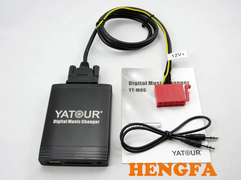 Yatour YT-M06 Автомобильный цифровой CD Музыка Changer USB MP3 AUX адаптер для VW Gamma 4 головное устройство 10-контактный YT-M06