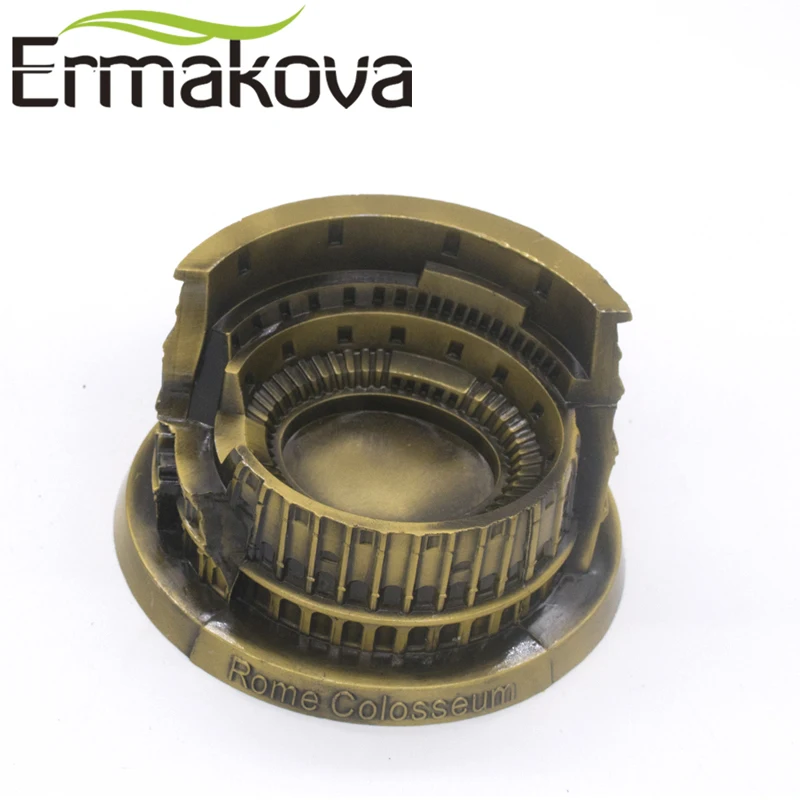 ERMAKOVA металлическая римская Статуэтка Колизея итальянская статуя модель ремесла