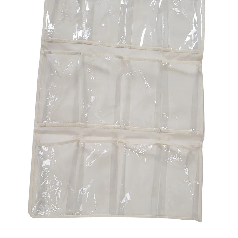 24 кармана ясная подвесная обувь Органайзер держатель стеллаж хранение обуви