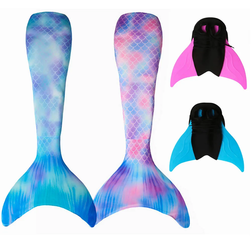 Новый хвосты маленькой русалки с моноластами купальник для мужчин женщин