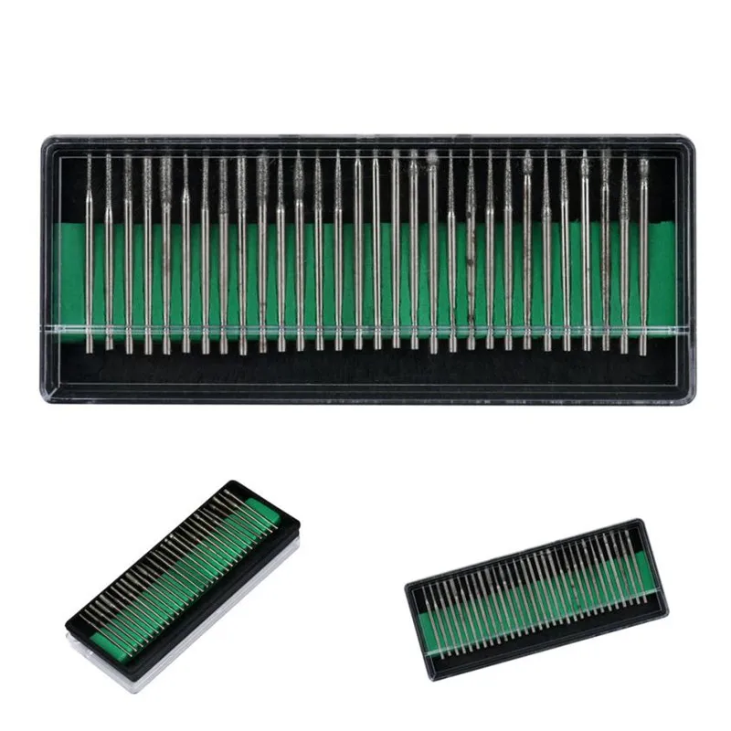 Набор инструментов для маникюра и педикюра 30 насадок | Красота здоровье