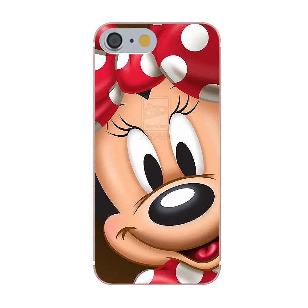 Минни Маус для Huawei G7 Y6 II Y7 Xiaomi Redmi Note 2 3 5 Mi 4 4C 4I 5S 5X 6X 8 SE Pro мягкий чехол
