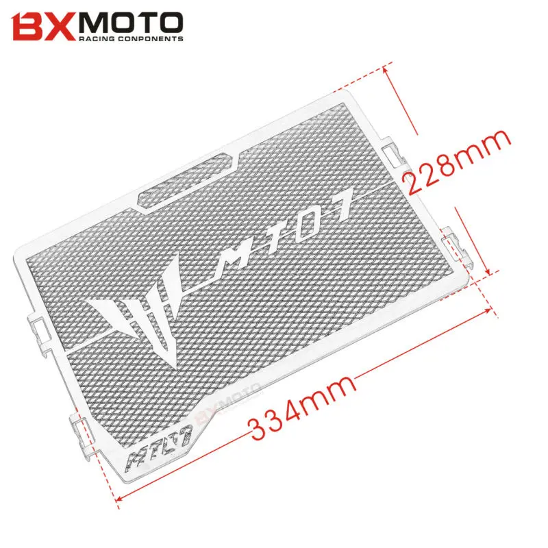 Кожух радиатора двигателя для Yamaha MT07 защитный кожух на решетку и MT 07 2014 2019