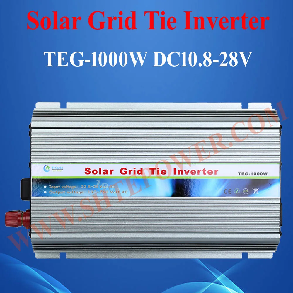 

DC12v 24v CE rohs Солнечный 1000w сетевой инвертор 1KW для 220v ac страны