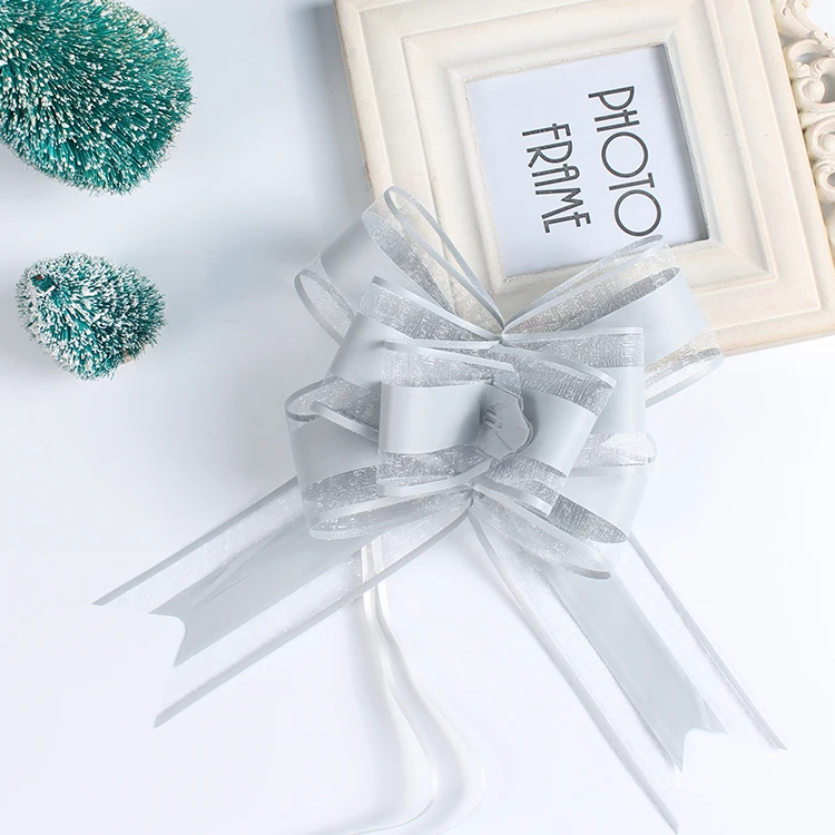20Pcs Multi Colors Gift Packing Pull Bow Ribbons Gift Wrapping for DIY Wedding Birthday Party Decor Pullbows Christmas Supplies