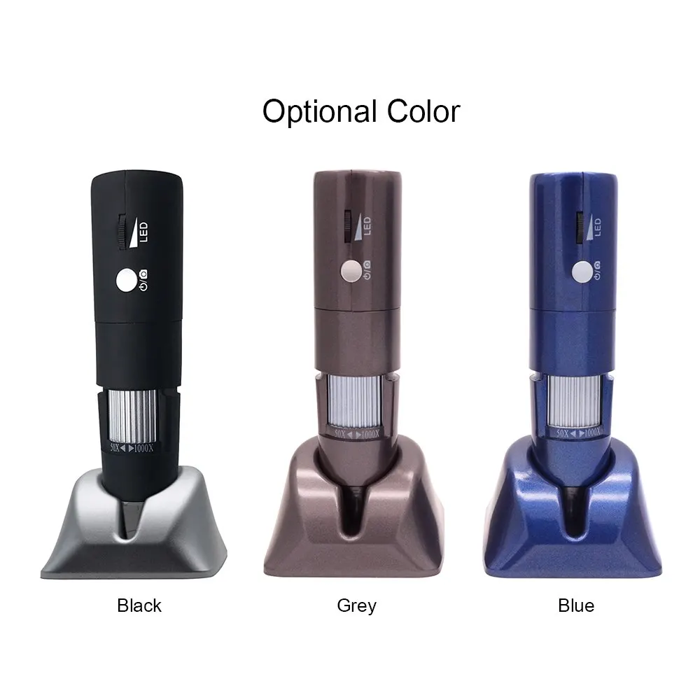 Микроскоп с Wi-Fi цифровой микроскоп ручной светодиодный лупа стекло 1000X