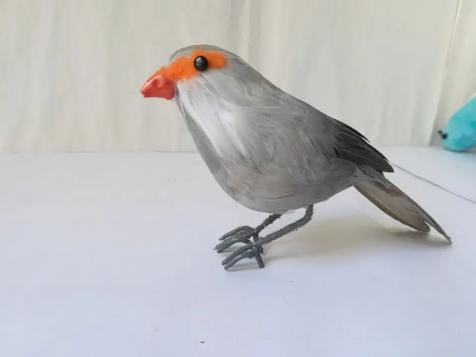 

about 13cm simulation bird Estrilda astrild foam&feathers vivid sparrow bird,pastoral handicraft,home garden decoration ,a0996