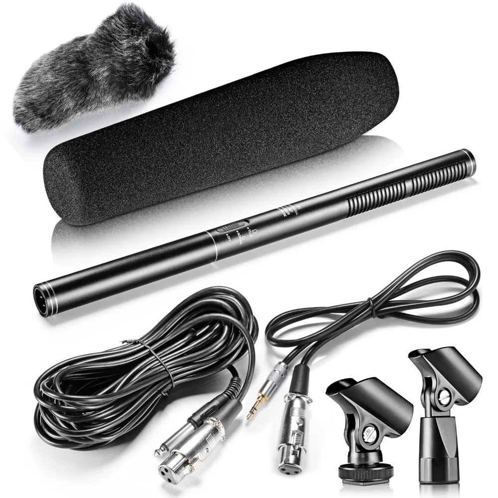 Neewer 14 дюймов однонаправленный дробовик моно про конденсаторный микрофон с