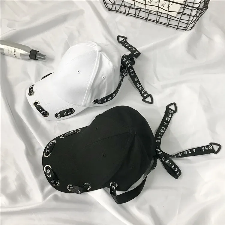 Ulzzang Chic Women Cap Adjustable Peaked Sunscreen Hat Harajuku Cute Style for Teenager Girls Hip-hop | Аксессуары для одежды