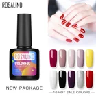 Гель-лак для ногтей ROSALIND, набор для базового и верхнего покрытия, гибридные Лаки светодиодный нейл-арта УФ светодиодных цветов