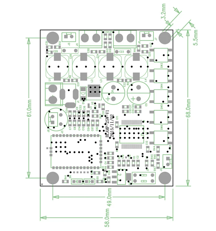 FX AUDIO Bluetooth аудиоприемник CSR4.0 Плата усилителя цифровой усилитель TDA7492P 25 Вт + плата