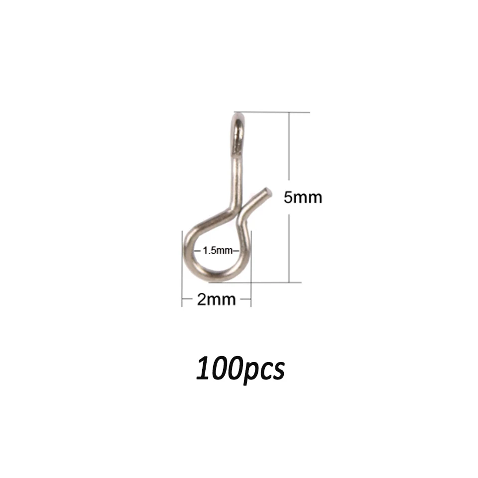 5mm 100pcs Maximumcatch 100 шт./лот рыболовные крючки для ловли нахлыстом, Быстросменные крючки для мух и приманки, рыболовные снасти из углеродистой стали - Цвет: 5mm 100pcs