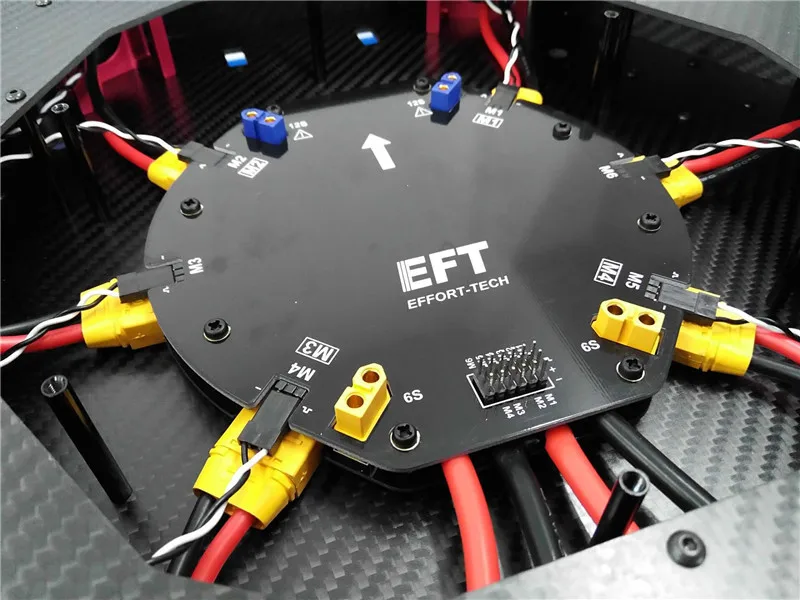EFT распределительная мощность PDB12S 480A сельскохозяйственный беспилотный высоко