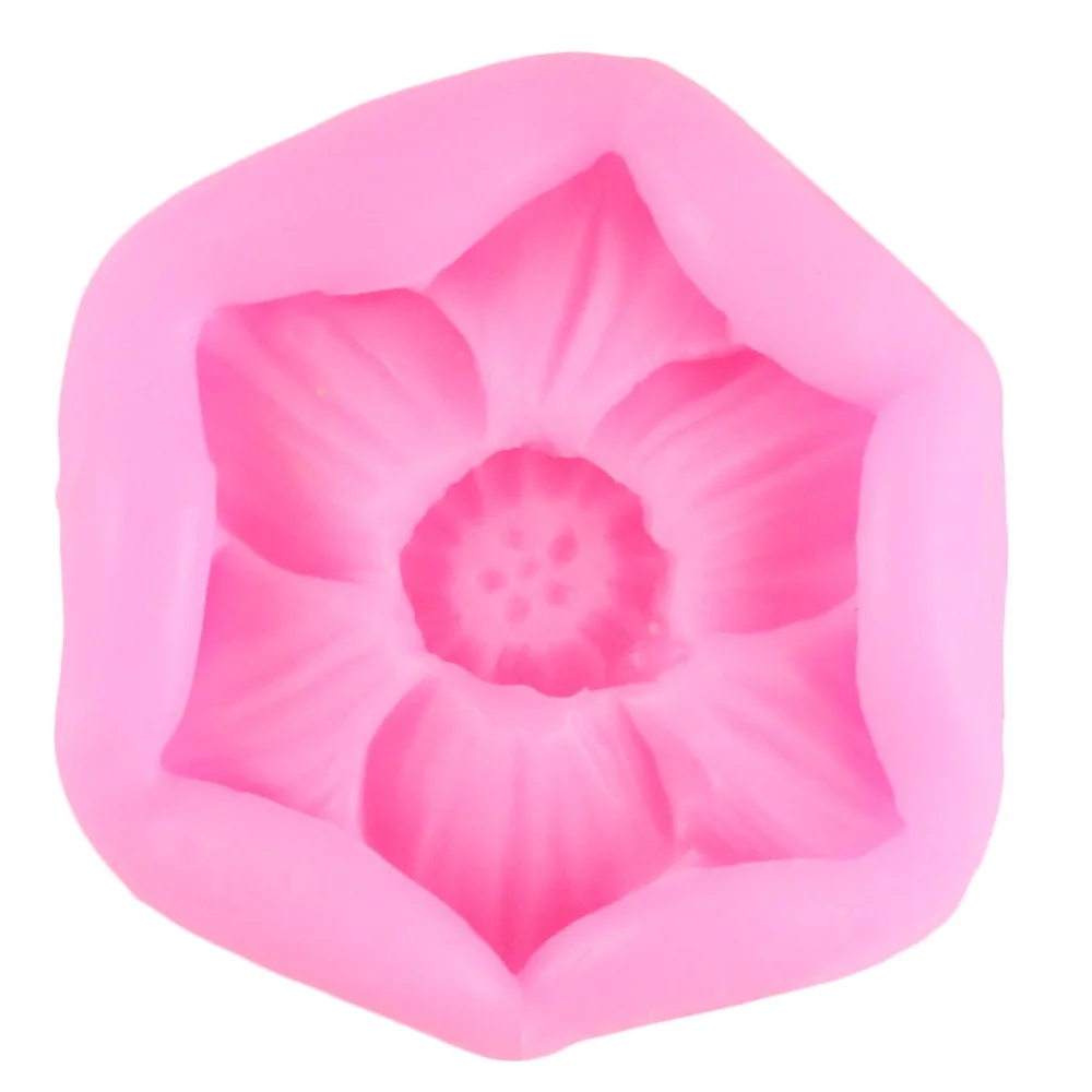 Плюмерия цветок силиконовая фотоформа для помадки инструменты украшения тортов