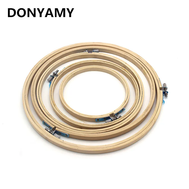 

Набор бамбуковых деревянных колец DONYAMY 6 шт./компл. 13/17/21/23/27/31 см