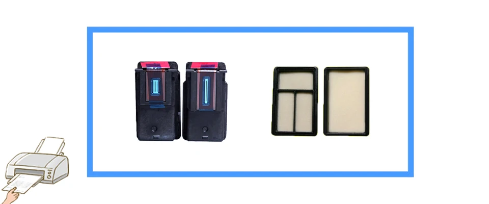 Hp картридж с чернилами для принтера Canon PG37 CL38 PG 37 CL 38 PIXMA MP140 MP190 MP210 MP220 MP420 IP1800 IP2600 MX300 MX310 принтер