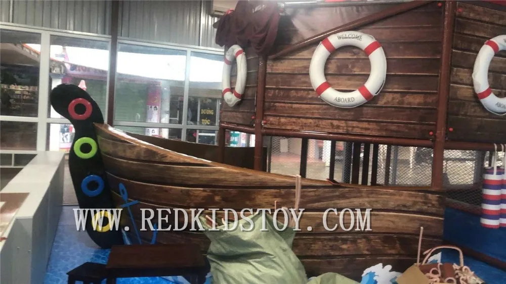 Экспортируется в Словакию мягкая игровая площадка с морской тематикой высокого