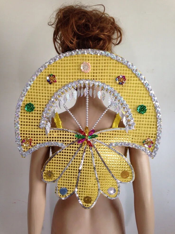 Латинские танцы Самба аксессуары модный изящный головной убор с перьями для