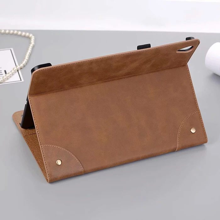 Деловой кожаный чехол для iPad Pro 11 A1934 a1980a2013 Подставка для планшета с картой Solt защитный чехол+ подарок