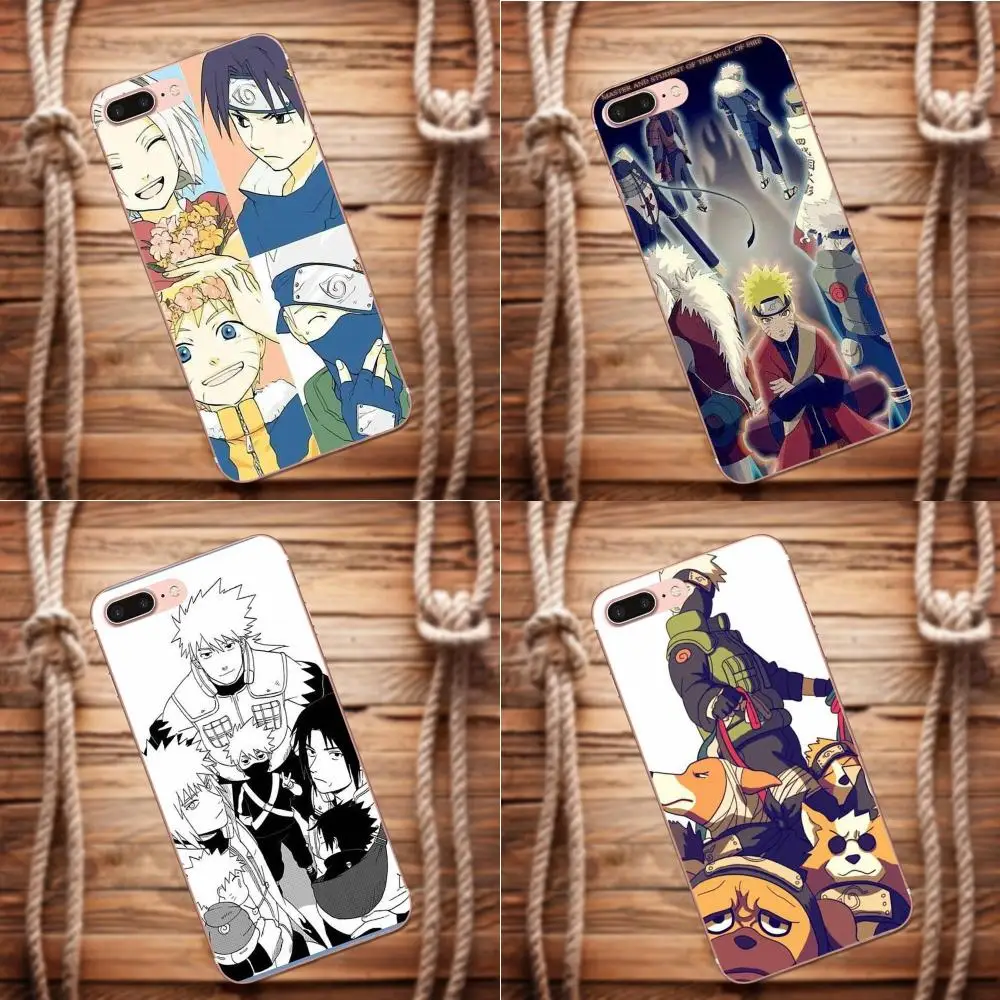 Vvcqod Мягкий защитный чехол для Apple iPhone 4 4S 5 5C 5S SE 6 6S 7 8 Plus X Moto G G2 G3 Jiraiya Минато Какаси