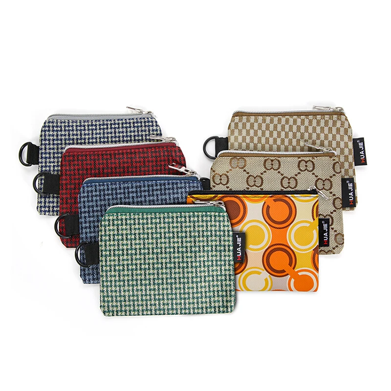 Водонепроницаемая сумка из холста для файлов A6 с молнией для хранения карточек, записных блокнотов и бумаги, случайный цвет.