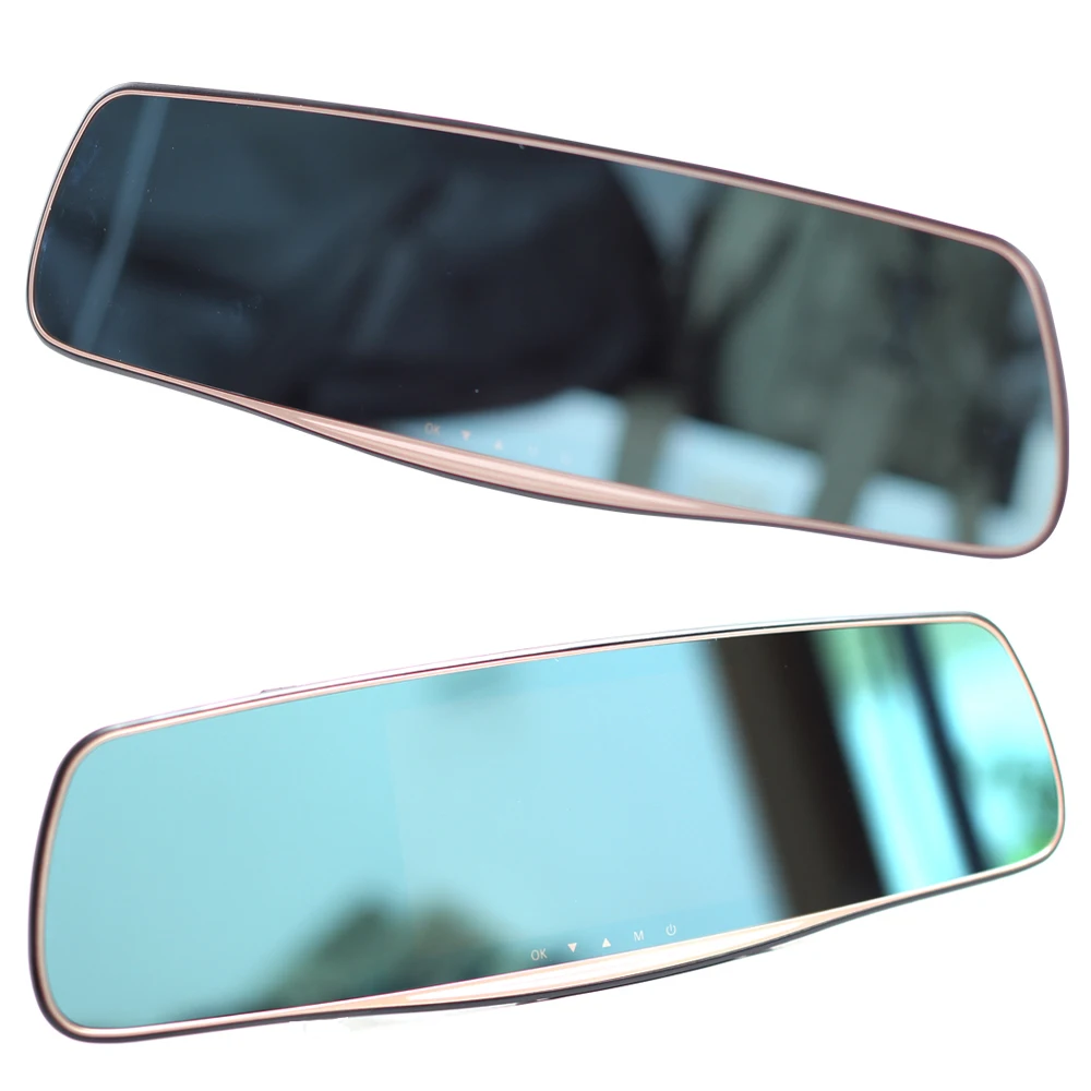 Dash cam era Автомобильный dvr двойной len зеркало заднего вида Авто dashcam рекордер