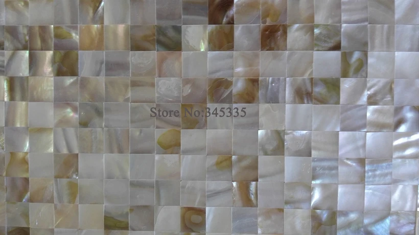 Natural luster mother of pearl shell mosaic tile kitchen backsplashbathroom shower interior panel fireplace wallpaper | Обустройство
