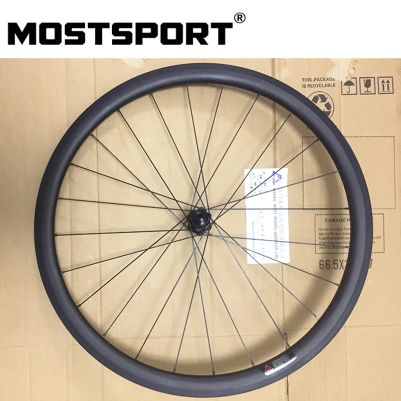 MOSTSPORT 35 мм клинчерные/бескамерные готовые углеродные колеса с прямым вытяжным DT
