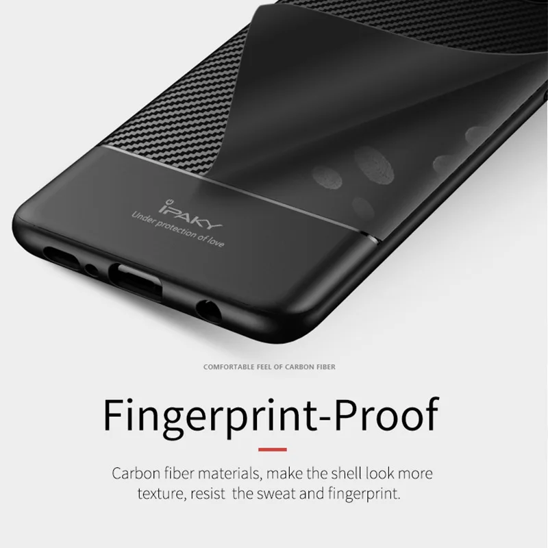 IPAKY мягкая накладка на заднюю панель из силикона для samsung Galaxy S10 плюс