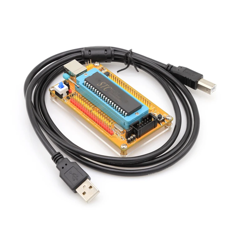 51 MCU минимальная системная плата STC89C52 бортовой USB к последовательному порту с