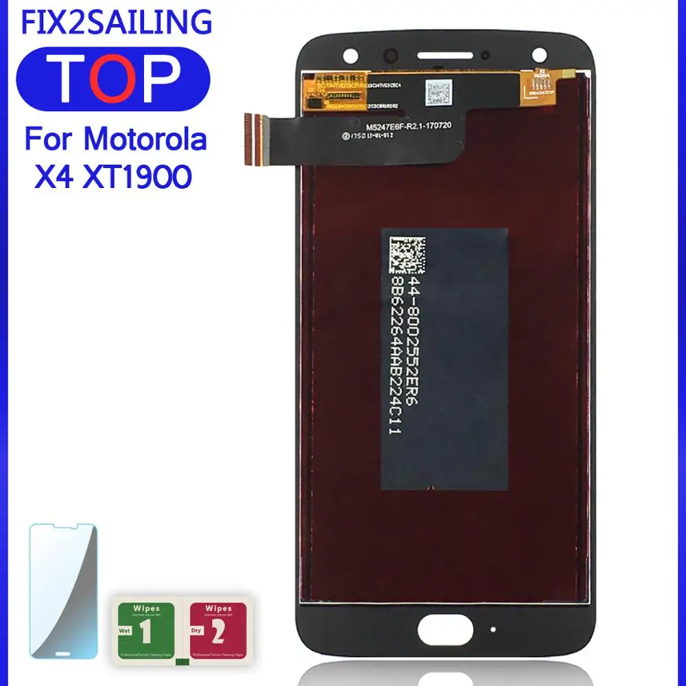 ЖК дисплей с сенсорным экраном и дигитайзером в сборе для Motorola Moto X4 X 4nd XT1900 100%|lcd