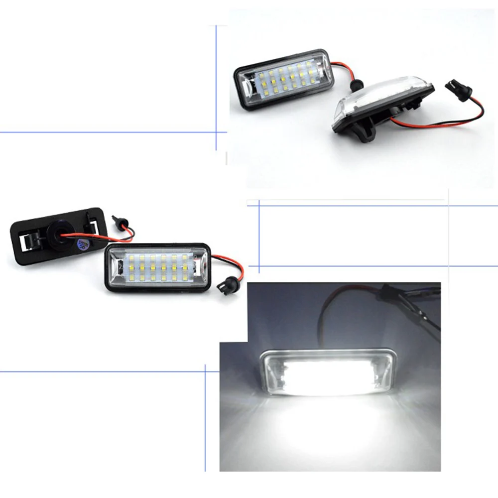

2Pcs white LED License Number Plate Light Replacment Fit For Toyota 86 Car stylling