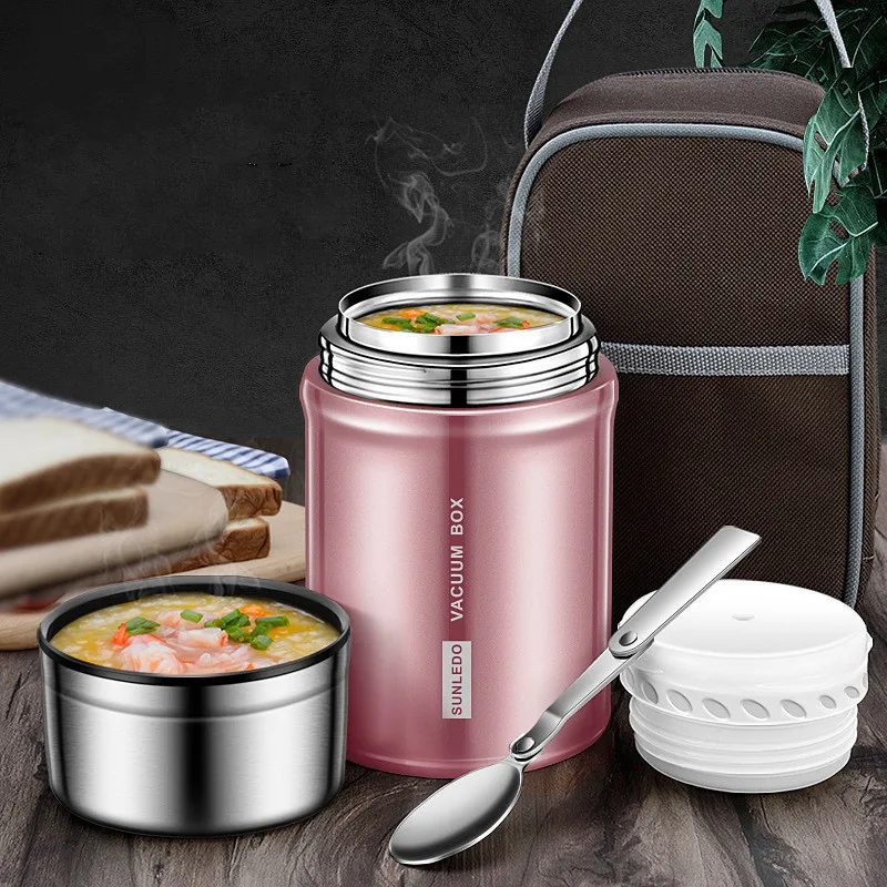 750/1000ml термос для Еда контейнер Длительное Действие изоляция Нержавеющая сталь