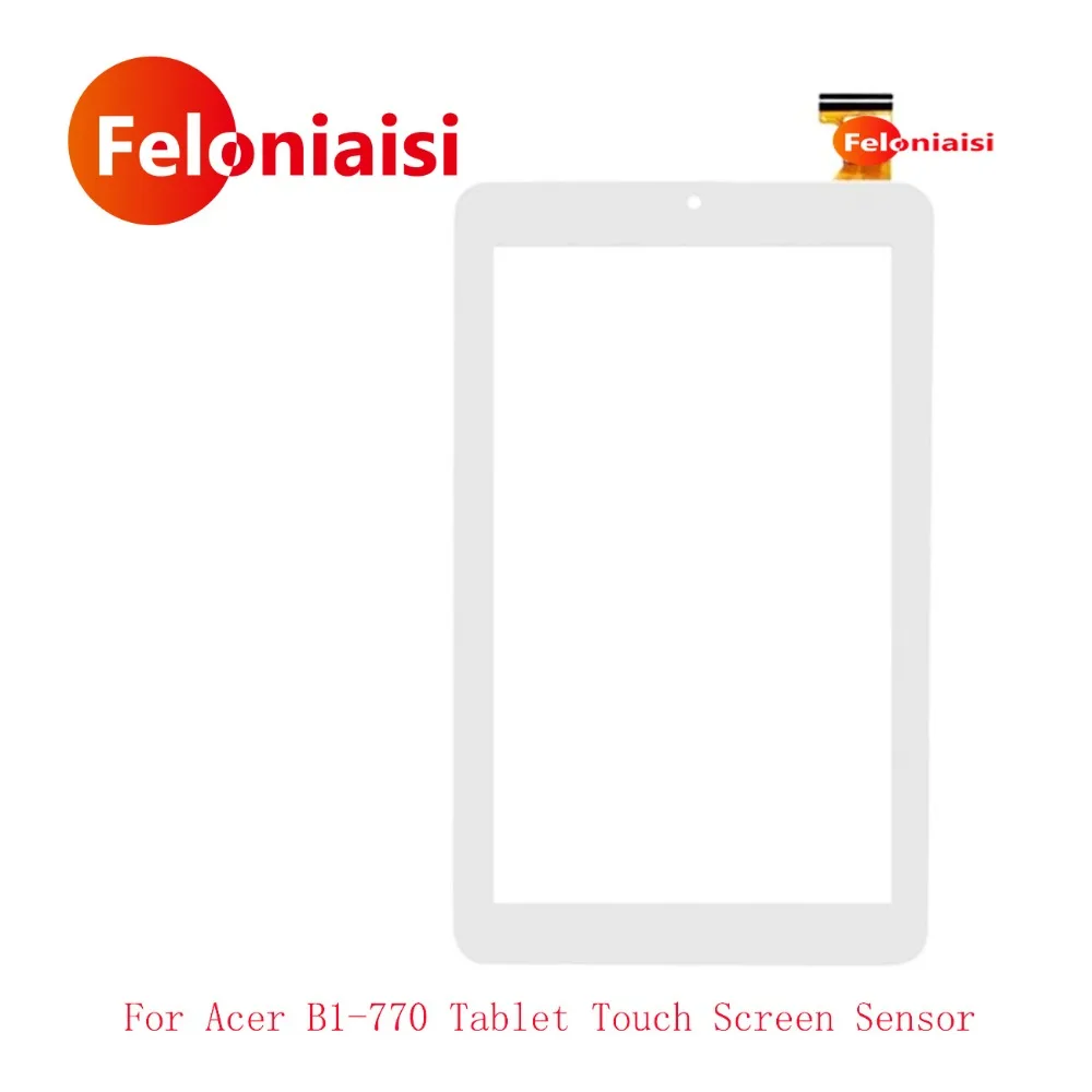 10PC/LOT 7.0&quot For Acer B1-770 Tablet Touch Screen Sensor Digitizer Panel Front Glass Lens Black and White Free Shipping | Компьютеры и
