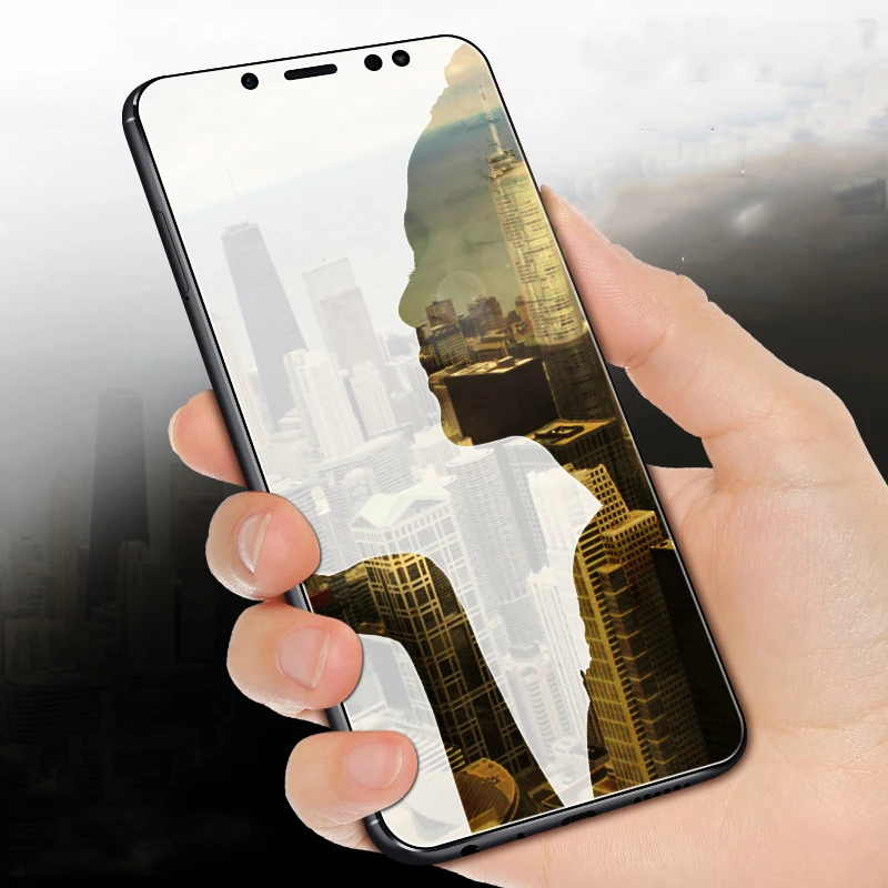 Глобальная версия для Xiaomi Redmi Note 5 Pro чехол из закаленного стекла защитная пленка 9H