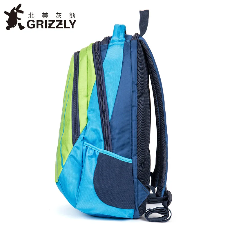 GRIZZLY детский Оксфорд рюкзак многофункциональный мужской школьный рюкзак Mochila Женская специальная Дорожная сумка большой емкости Водонепроницаемые сумки
