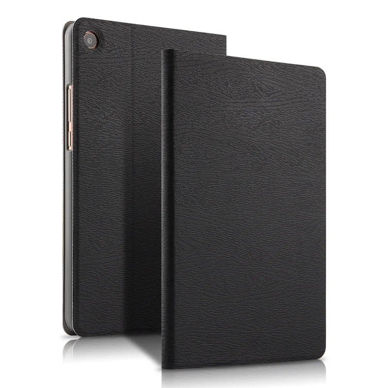 Новый чехол подставка из искусственной кожи с деревянным покрытием для Xiaomi MiPad 4