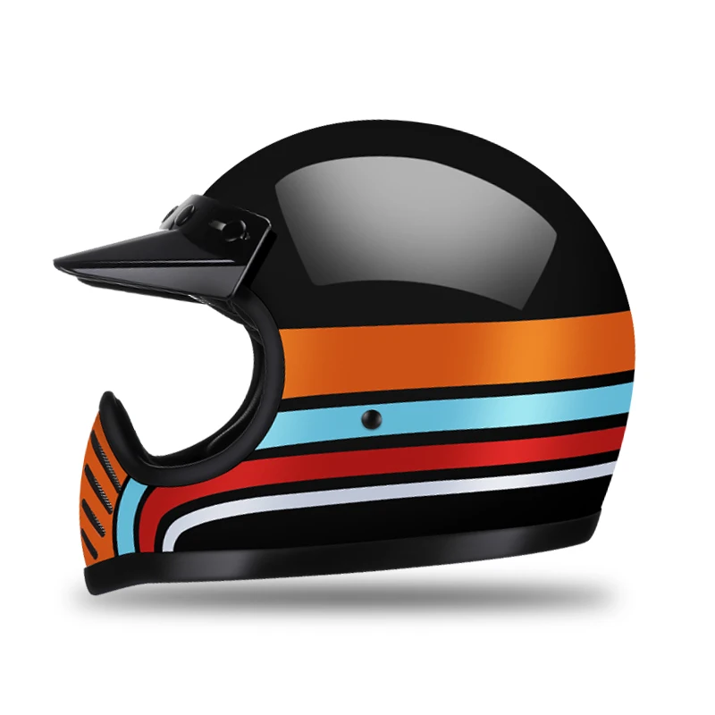 AMZ мотоциклетный шлем из стекловолокна для мотокросса Casco Capacete Полнолицевой в
