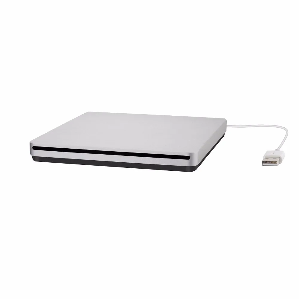 Для Apple Mac Book Pro MacPro MacBookPro USB компьютера 2 0 8X DVD плеер ROM комбо 24X CD R горелки внешний