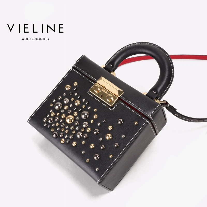 Сумка на плечо vieline из натуральной кожи отдельные дизайнерские Брендовые женские