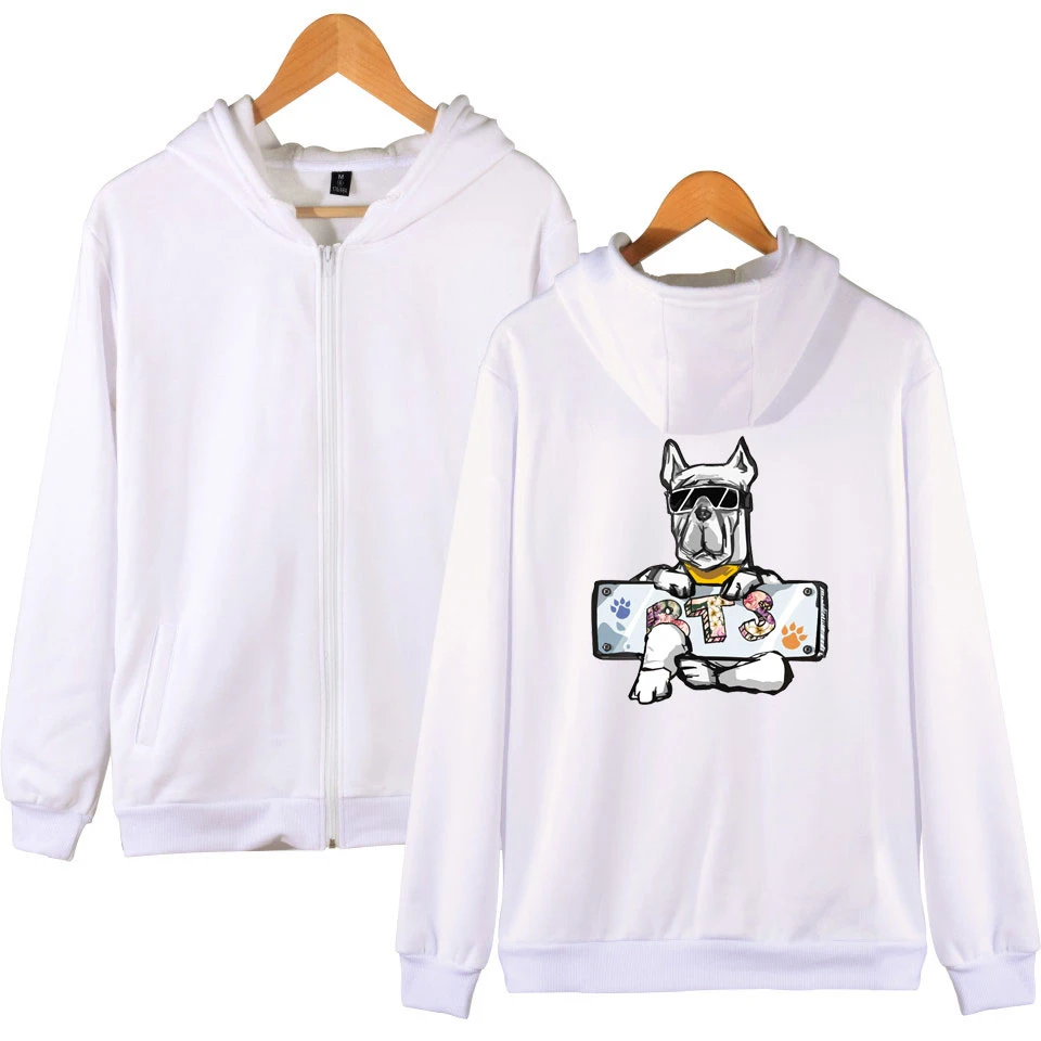 

Original Design Winter Hoodie Zip-Up Men Women Cotton Zipper Hooded Sweatshirt Meaningful Pattern Cool Design