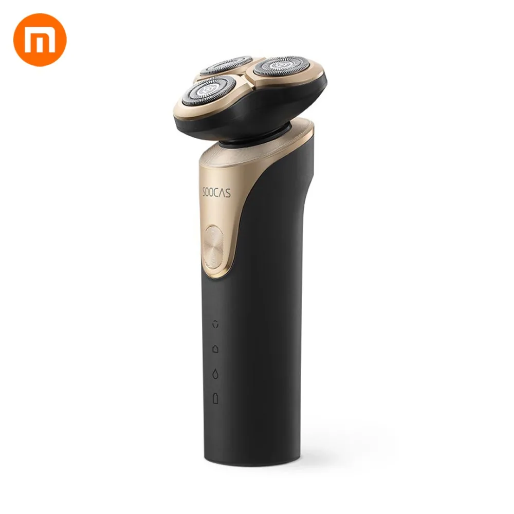 Xiaomi Mijia Soocas S3 электрическая бритва для мужчин USB аккумуляторная мытья тела умный