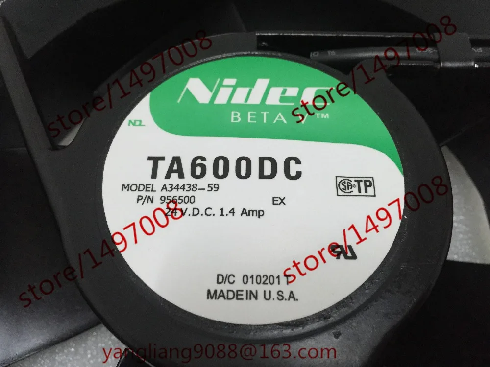 Охлаждающий вентилятор для сервера Nidec A34438-59 TA600DC DC 24V 0.14AMP 171X151X51mm | Компьютеры и