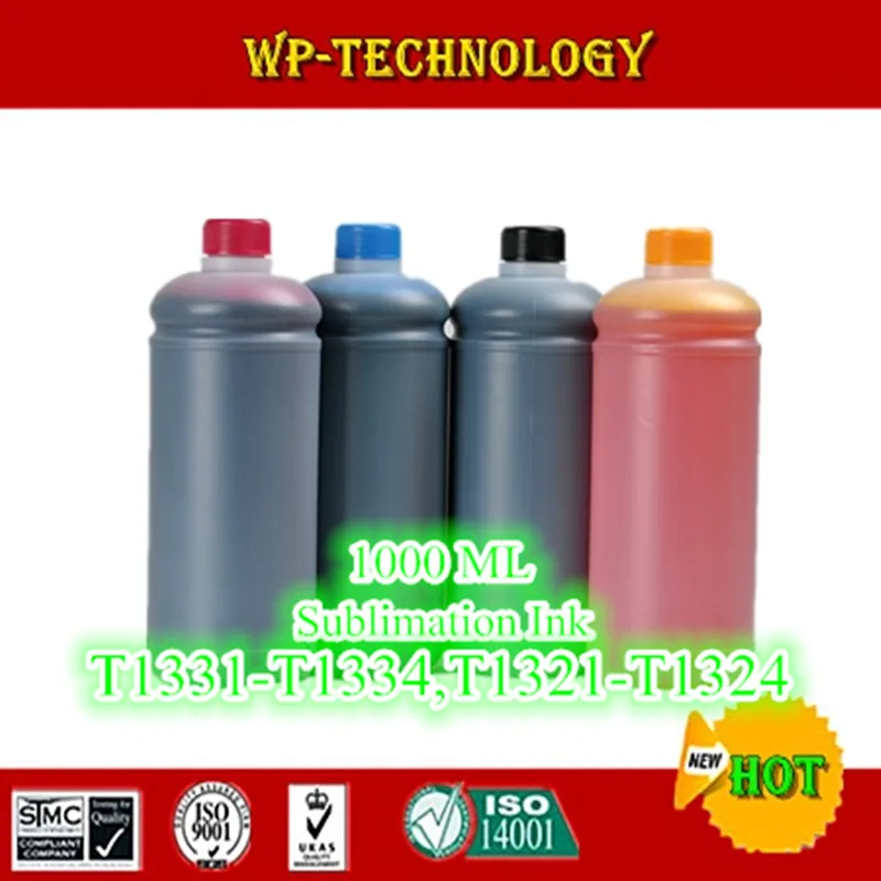 

1L*4 pcs Sublimation ink suit for Epson Stylus T22 TX120 TX320F TX420W T25 TX123 TX125 etc , suit for T1331 -T1334 , 4L Total.