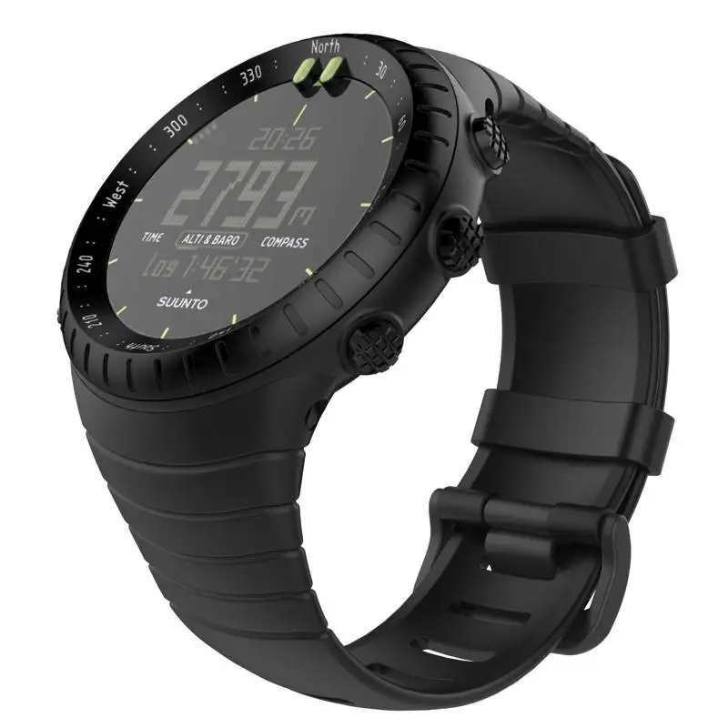 YOOSIDE Classic Replacement TPU Waterproof Sport Soft Wrist Band Strap for Suunto Core Smart Watch Wristband | Электроника